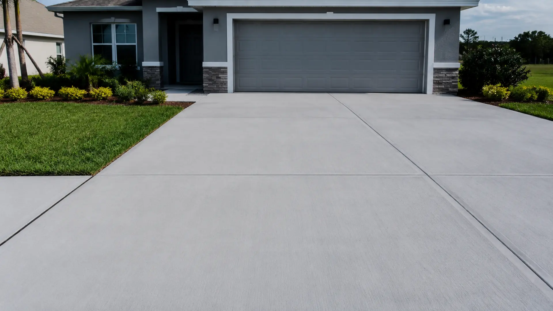 Broom Finish Driveway
