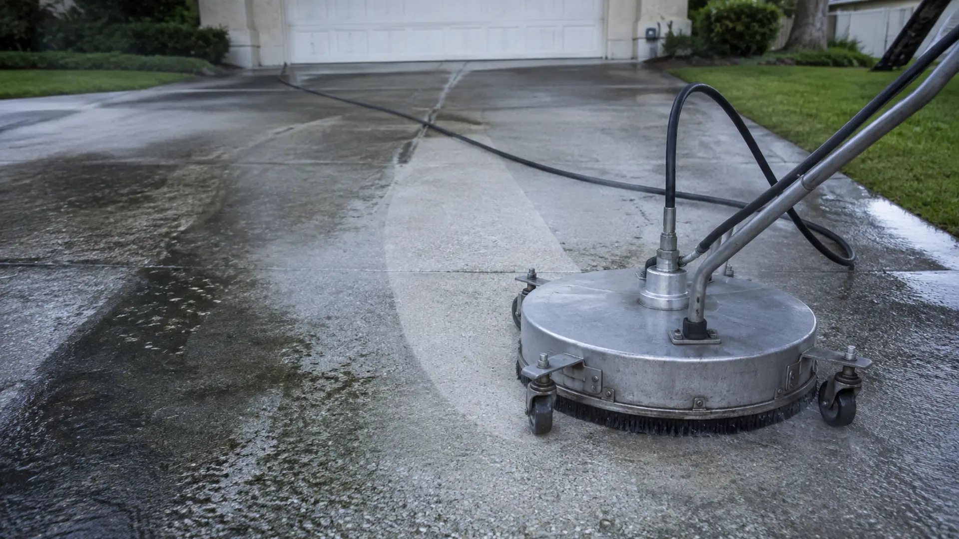 Driveway Pressure Washing