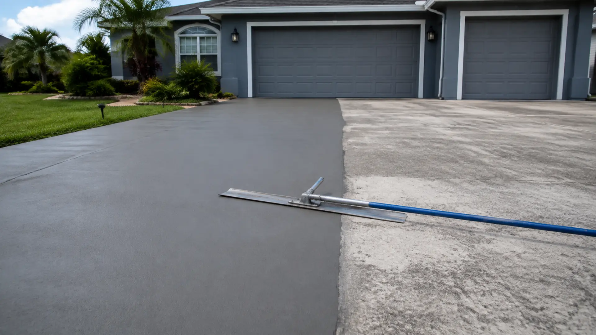 Concrete Driveway Resurfacing