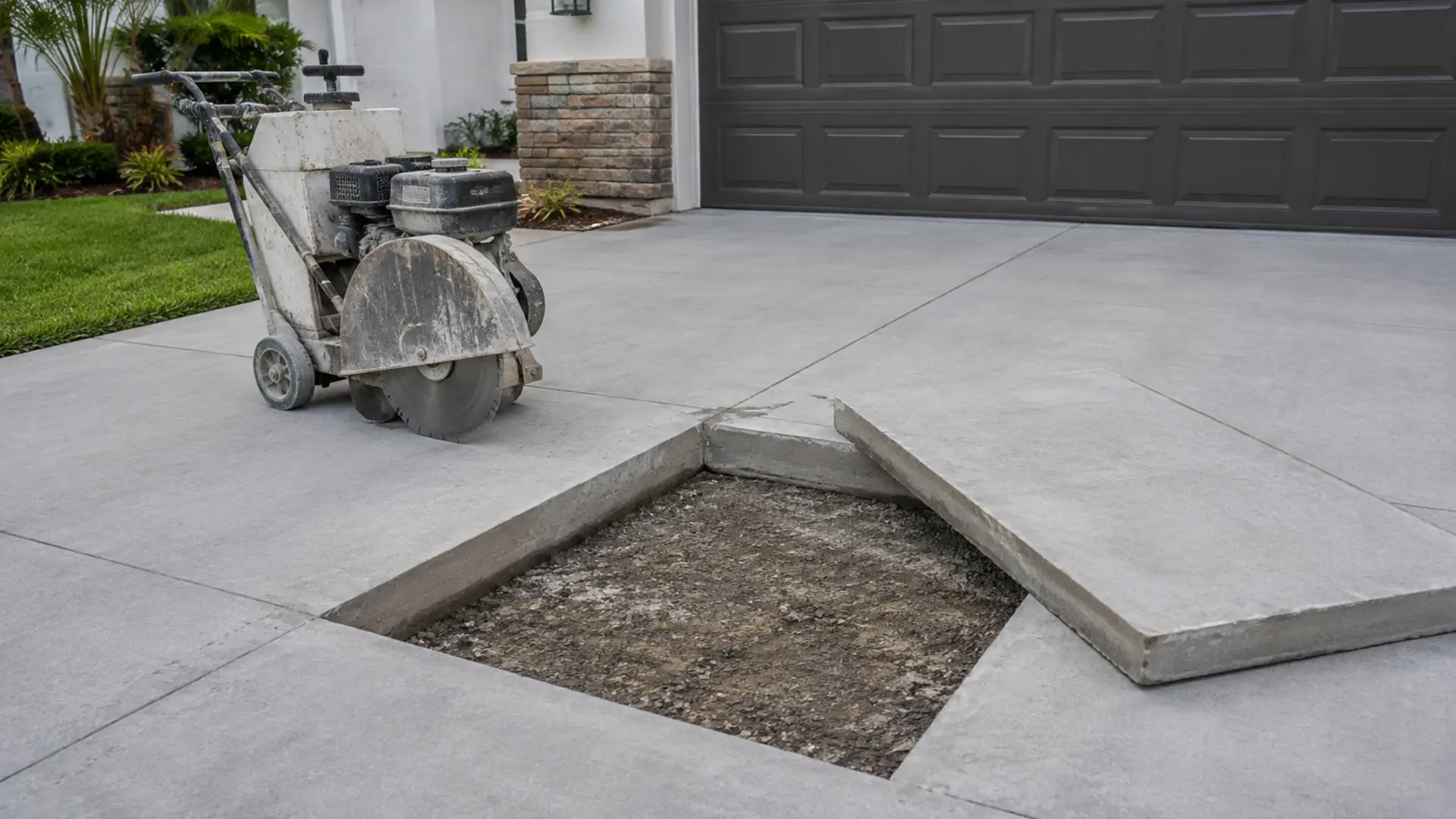 Driveway Slab Replacement