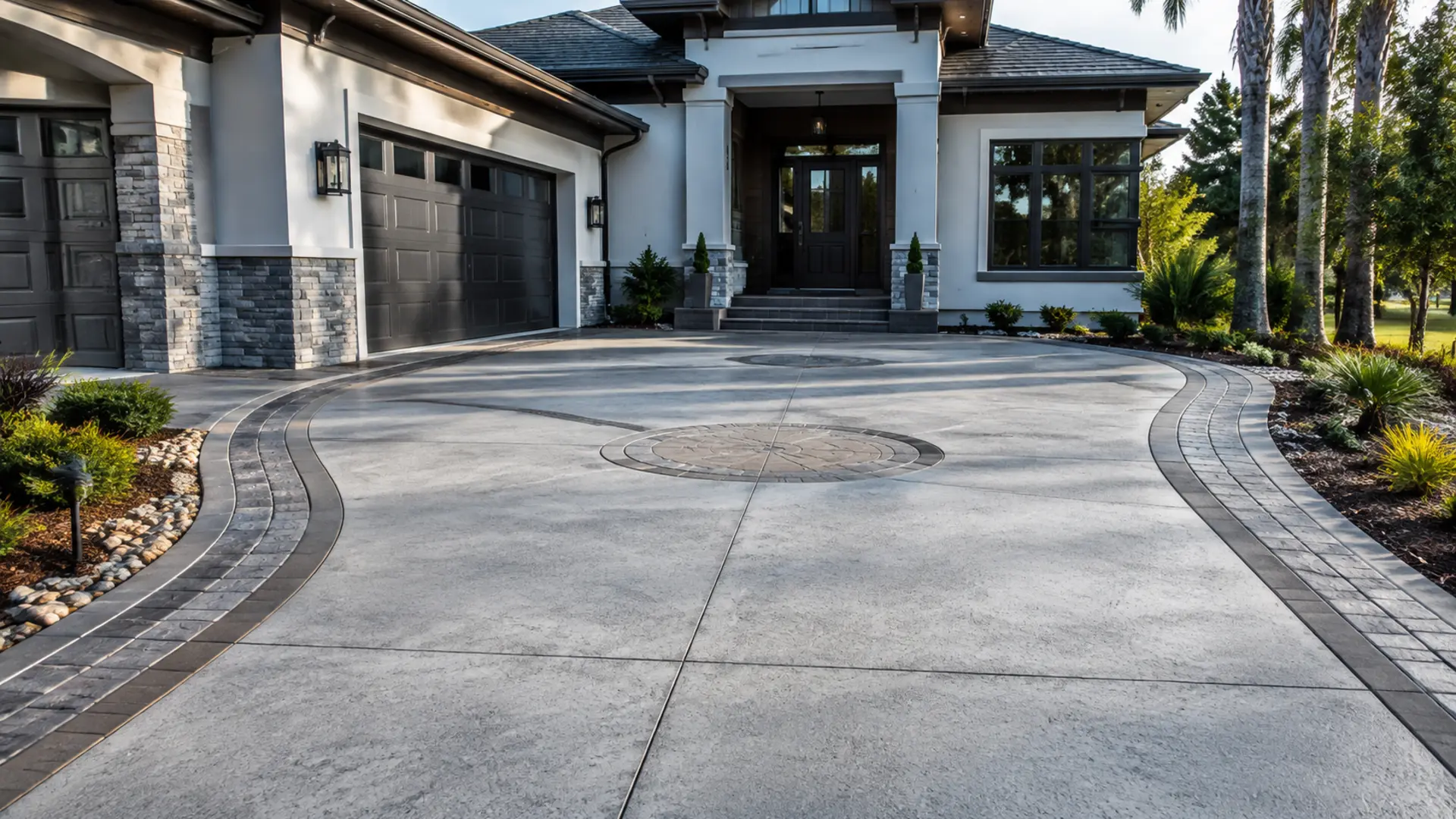 Decorative Concrete Driveway