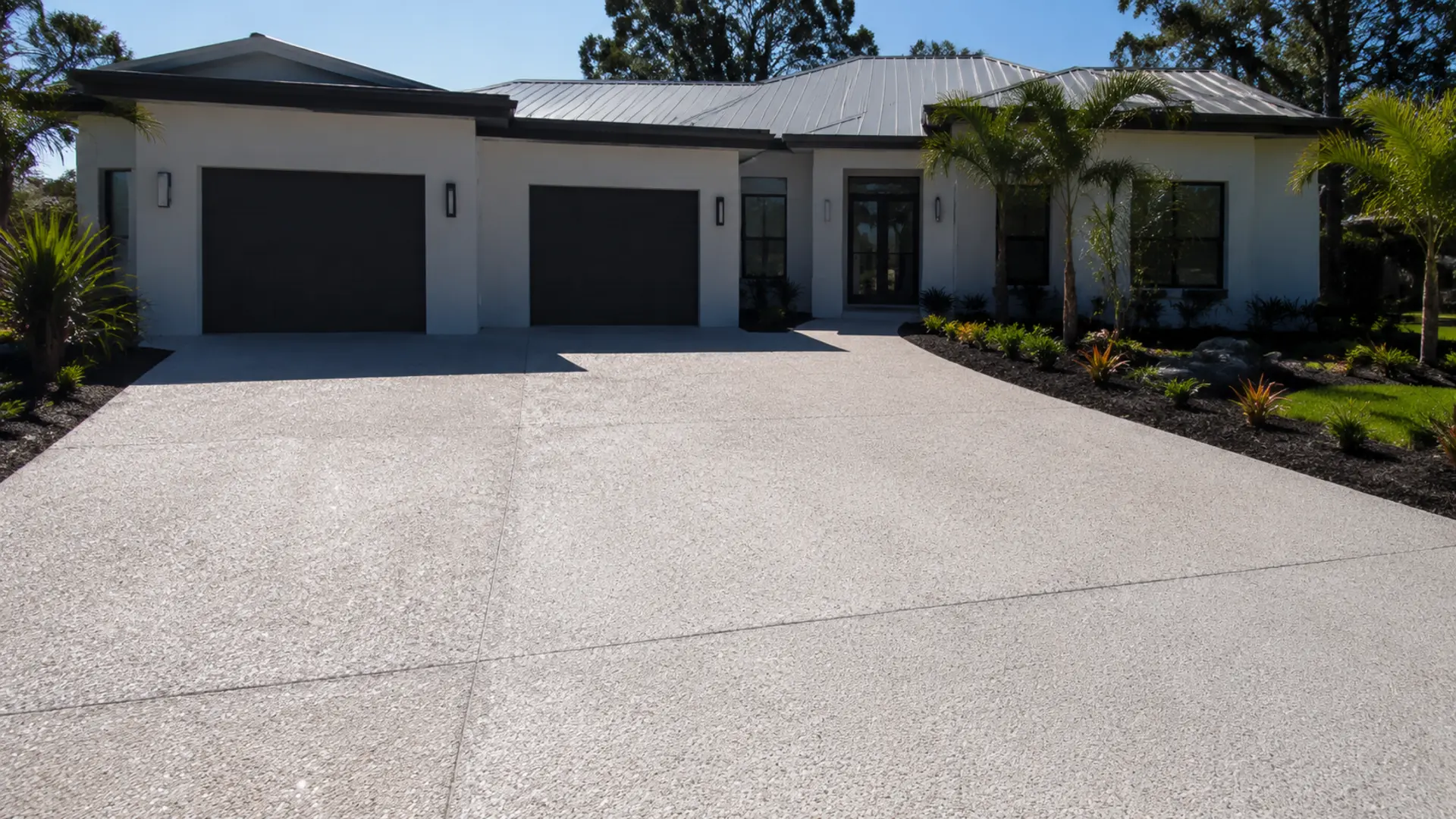Exposed Shell Driveway